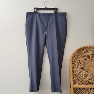 Kenneth Cole Dress Pants Blue 48R 42W Wool
